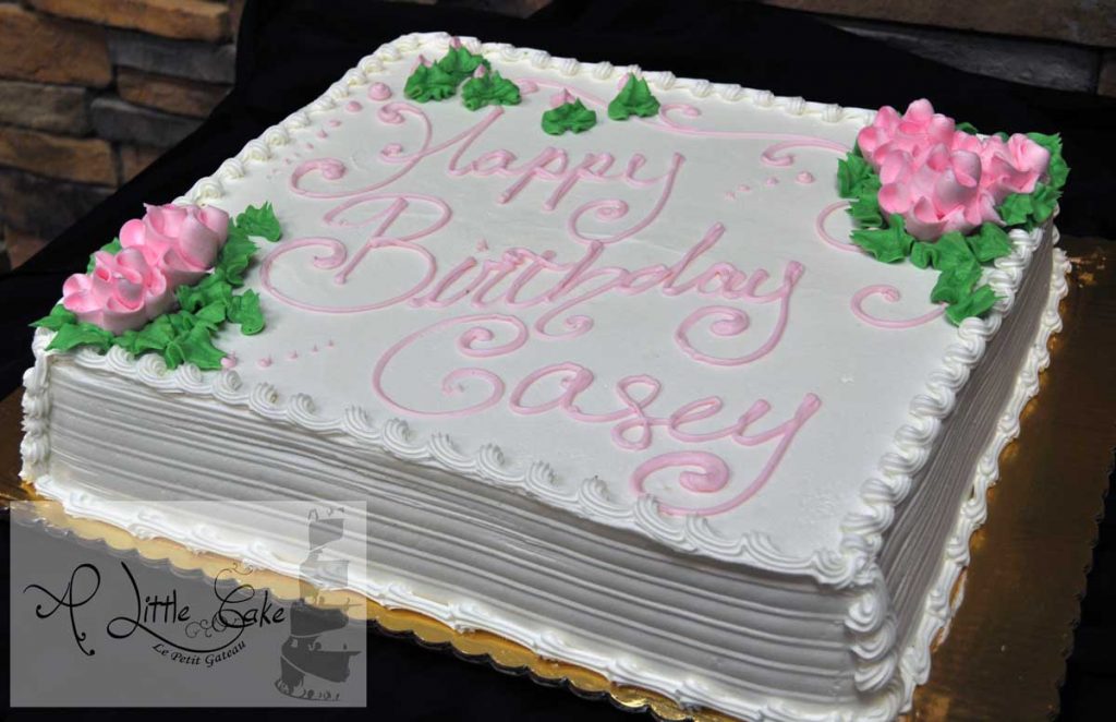 Sheet Cakes And Round Cakes