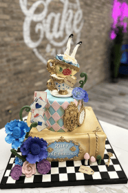 Alice In Wonderland Cake Images Alice In Wonderland Wedding Cake
