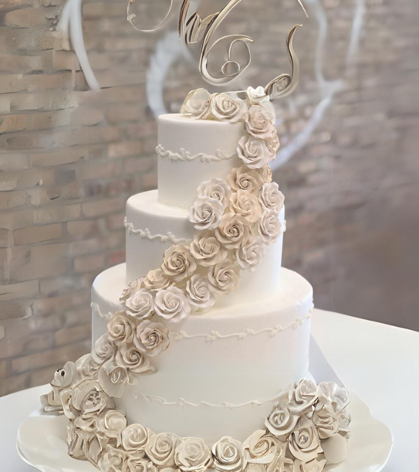 Buttercream Capri Themed Lemon Wedding Cake1