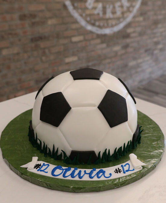 Soccer Ball Birthday Cake