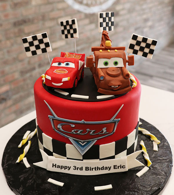 Cars Themed Birthday Cake