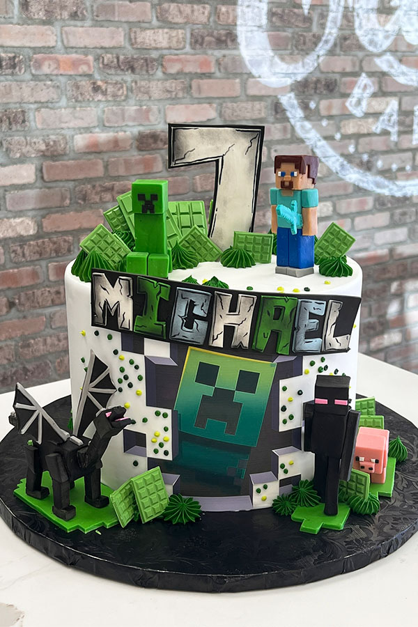 Minecraft Adventure Cake