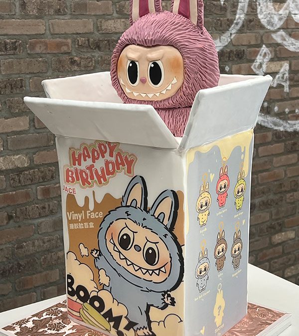 Labubu Toy Box Surprise Birthday Cake 1