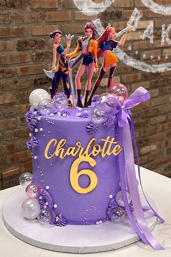 K-Pop Demon Hunters Birthday Cake