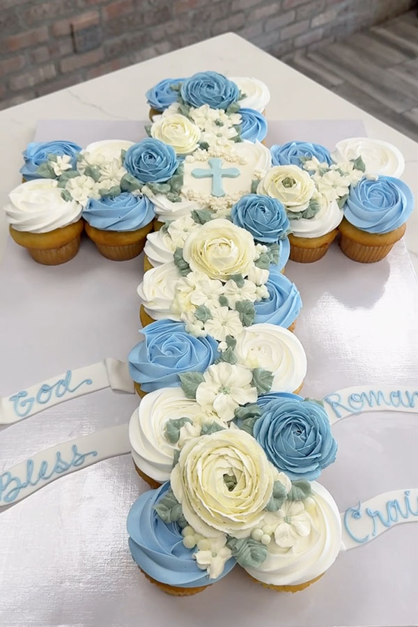 Pull Apart Cupcake Cross