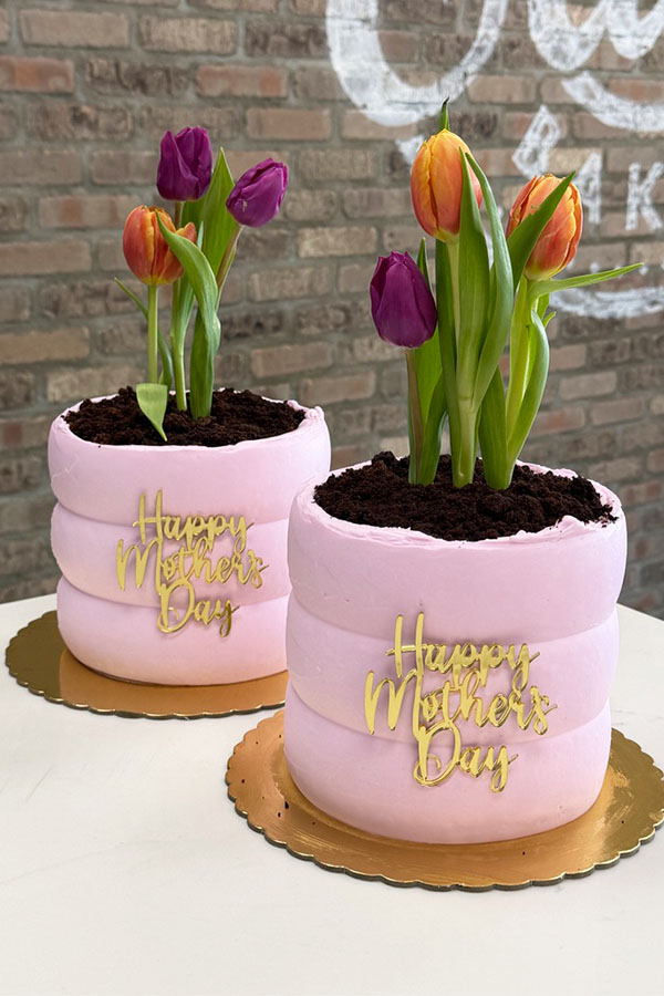Mother's Day Tulip Cake