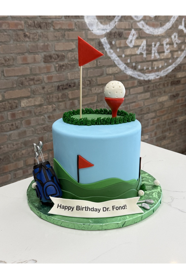 Golf Birthday Cake