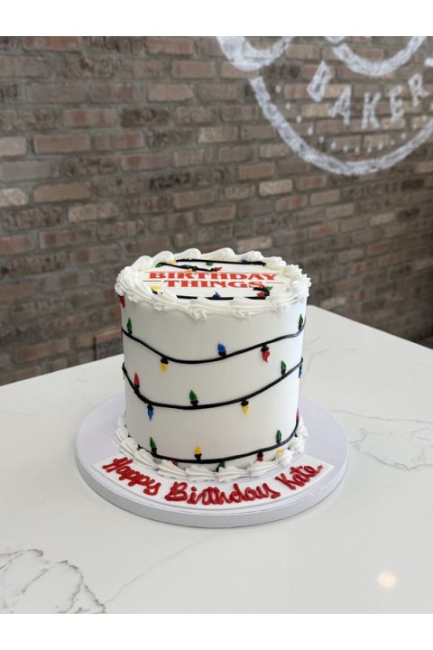 Stranger Things Birthday Cake
