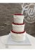 Vintage Raspberry Wedding Cake